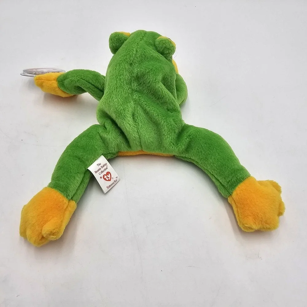 Ty Beanie Babies Reptiles Lot Morrie Smoochy Peekaboo Slither Set of 4